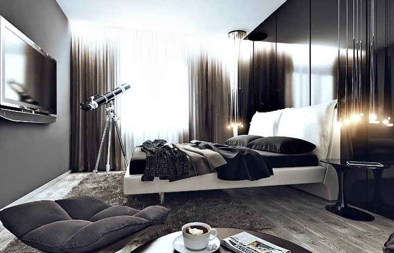 Фото красивой спальни для мужчины