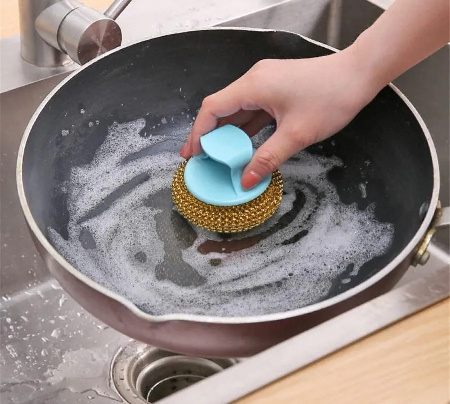 Как очистить сковороду от нагара внутри ...