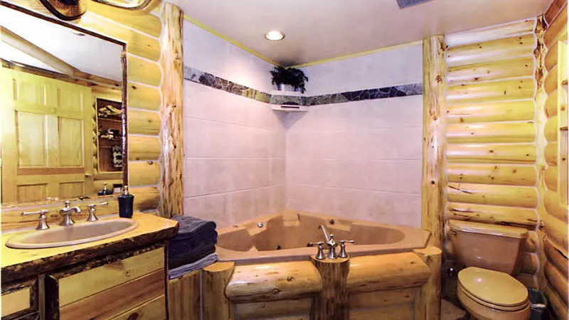 Ничего сложного в обустройстве комфортной ванной комнаты в деревянном строении нет, было бы желание и время