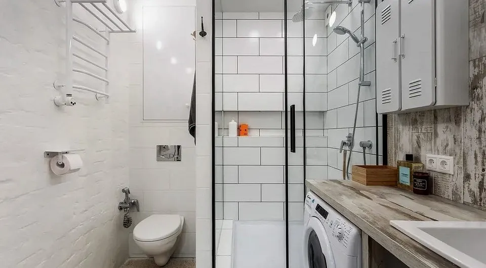 Дизайн ванной в хрущевке: 100 фото ...
