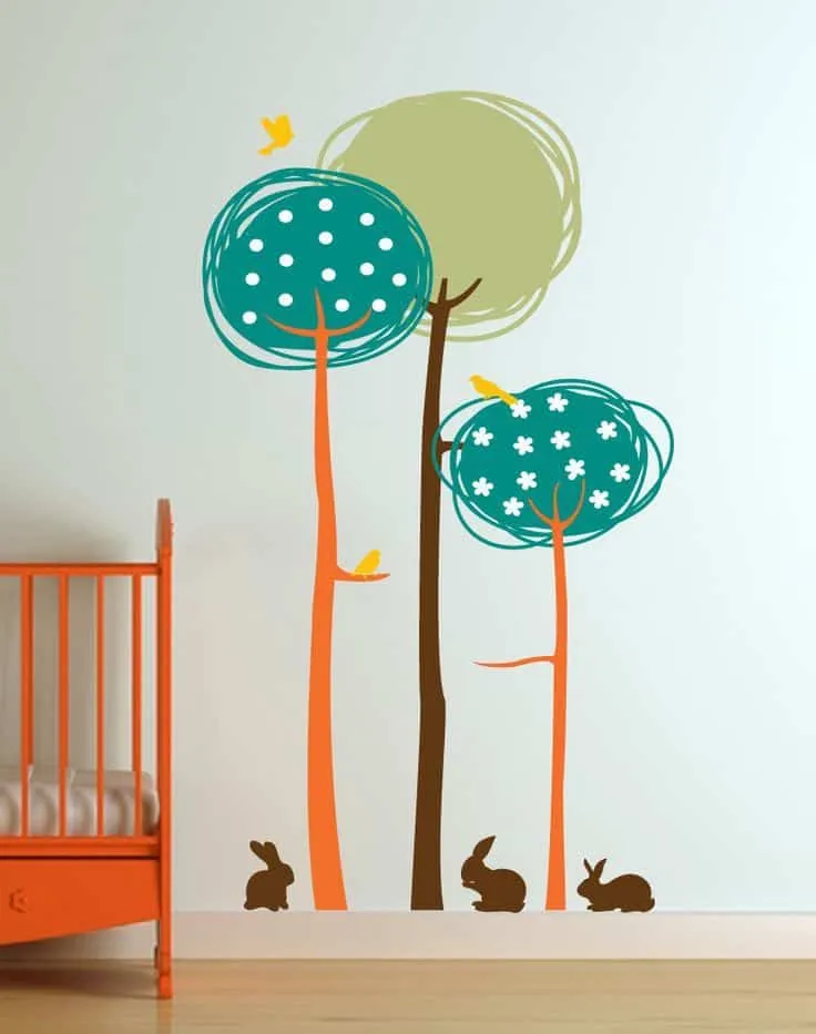 Веселая композиция для украшения детской комнаты