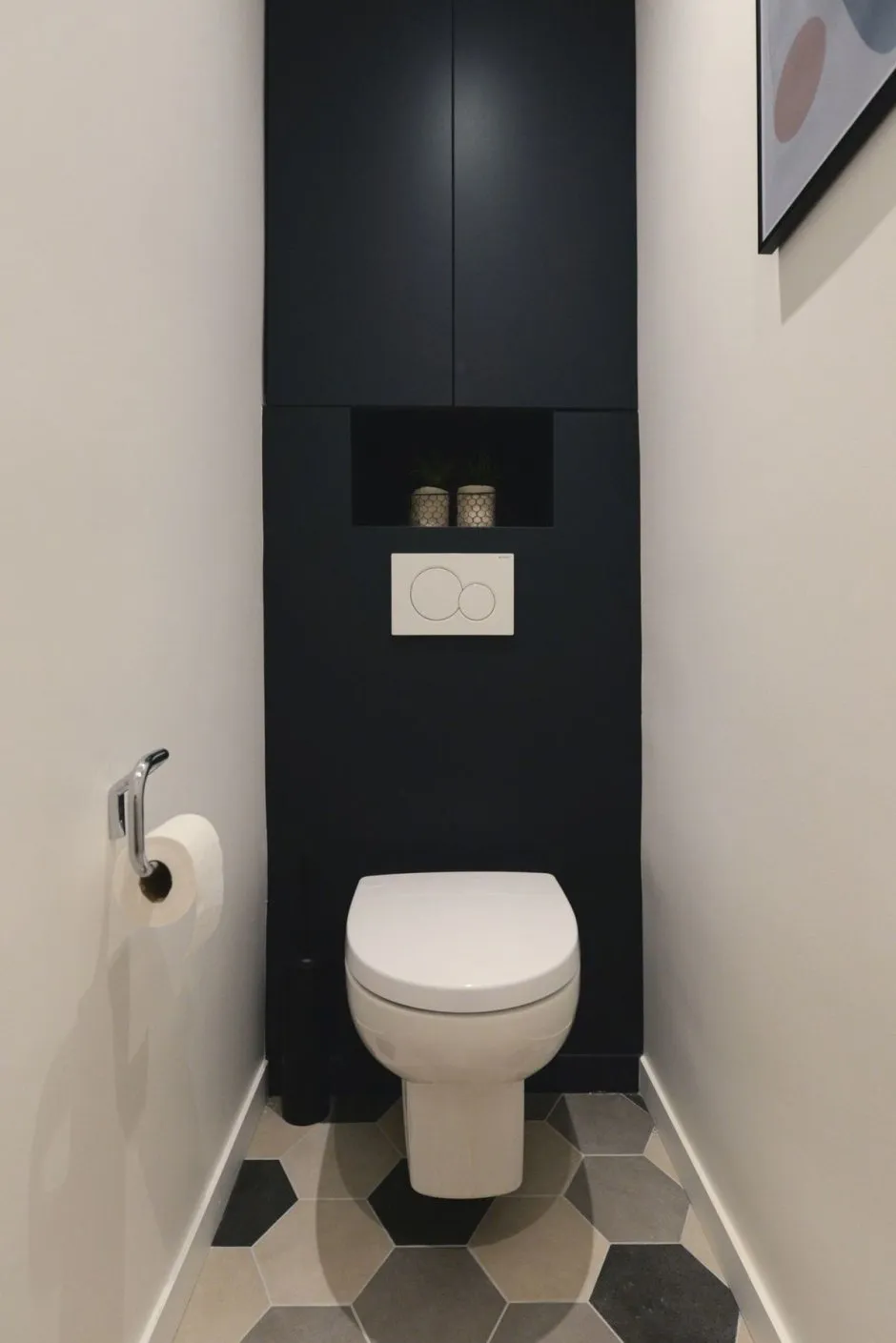 Туалет в скандинавском стиле